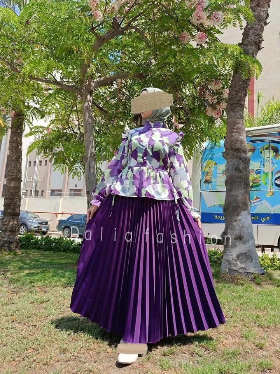 بلوزه ايس كريم - Dalia Fashion