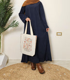 بيزك دريس قطيفة مضلع - Dalia Fashion