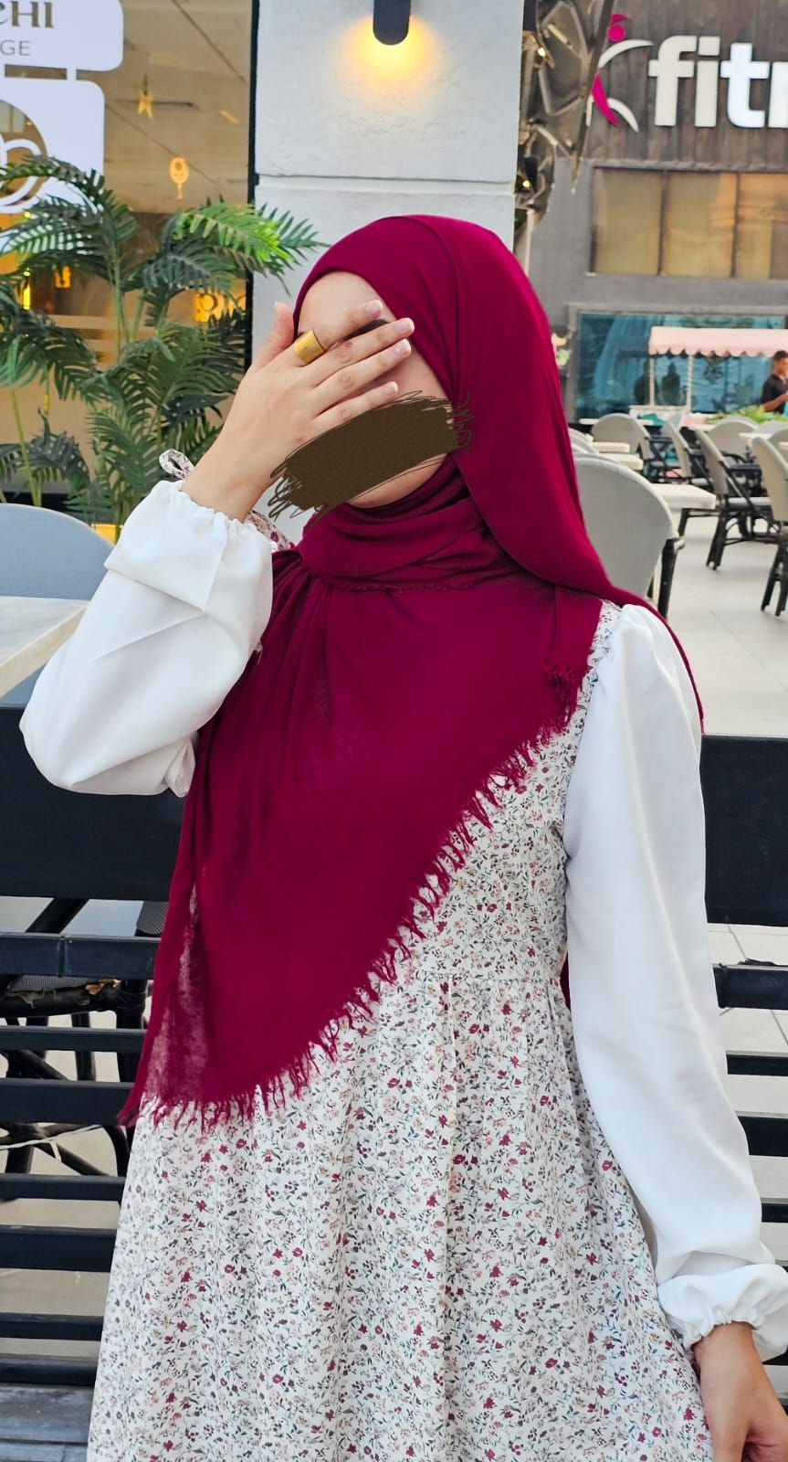 فستان ورد (جديد)