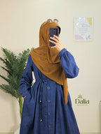فستان جينز "زراير " - Dalia Fashion