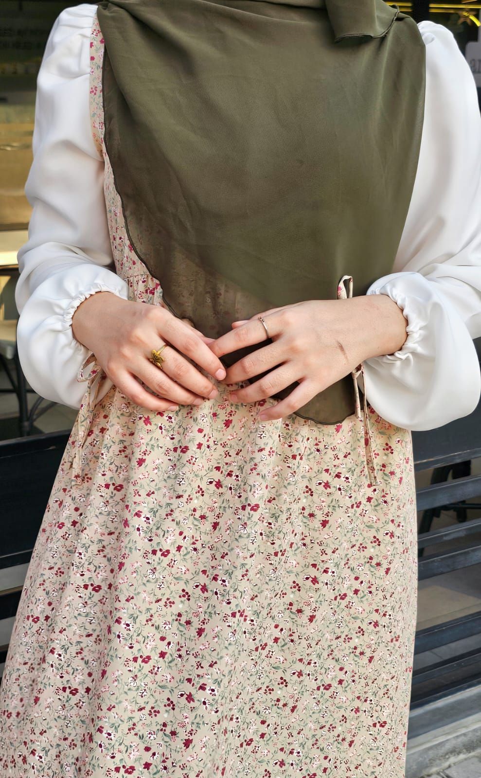 فستان ورد (جديد) - Dalia Fashion