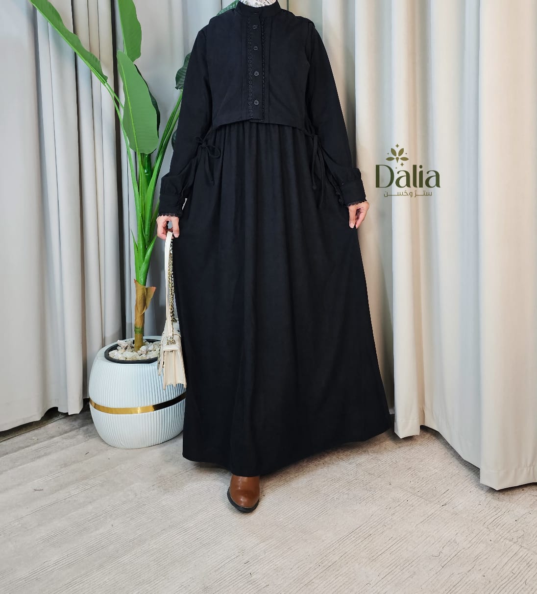 فستان رفرف - Dalia Fashion