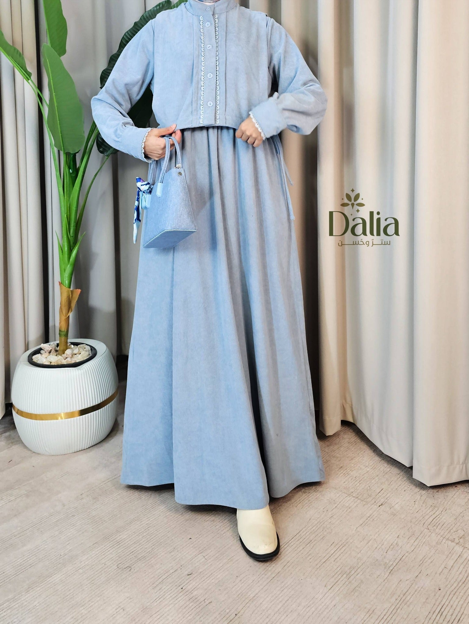 فستان رفرف - Dalia Fashion