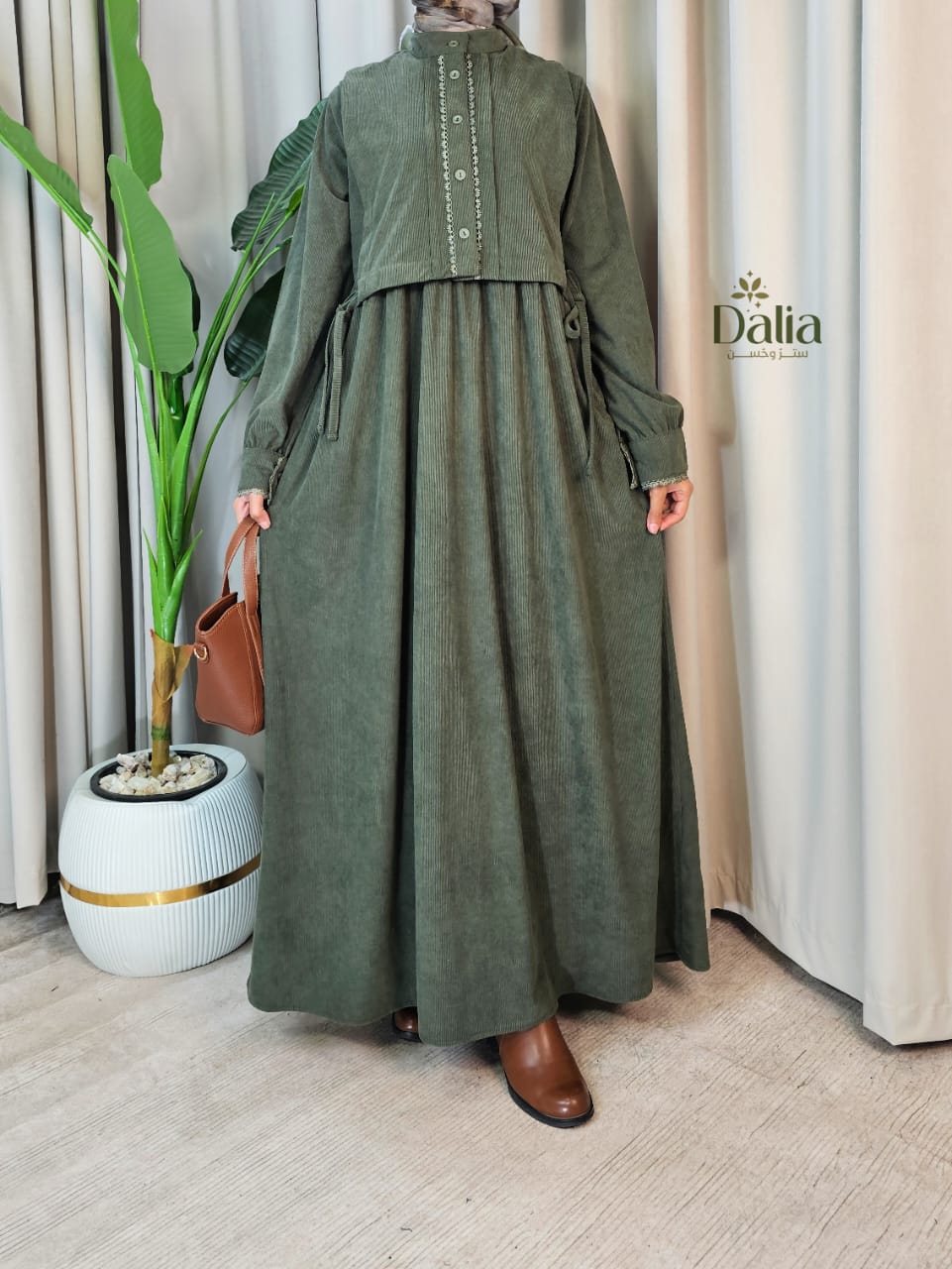 فستان رفرف - Dalia Fashion