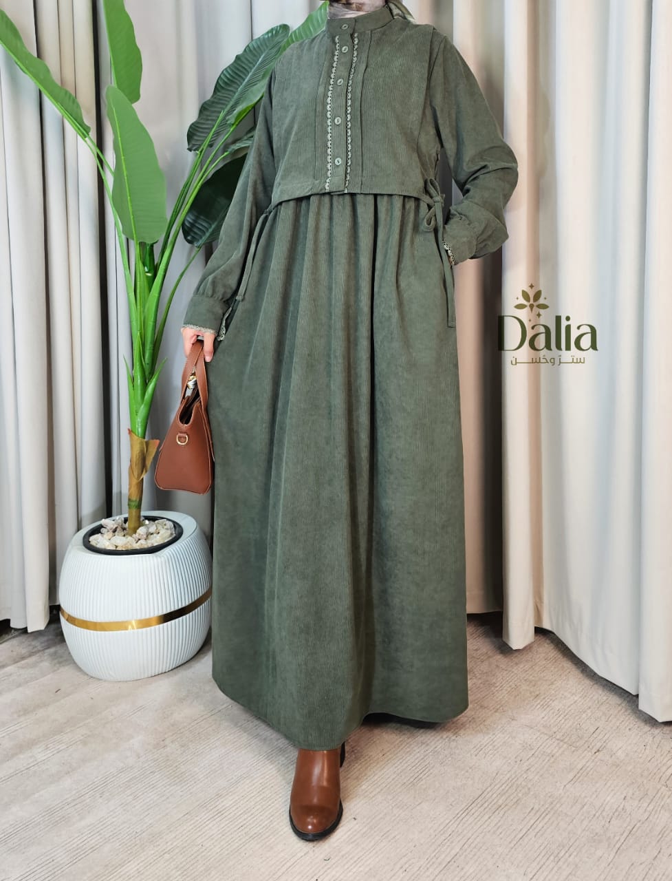 فستان رفرف - Dalia Fashion