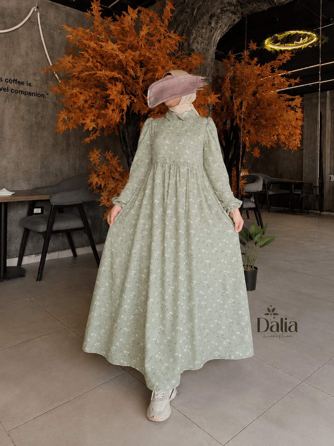 فستان زهرة الربيع🌻 - Dalia Fashion