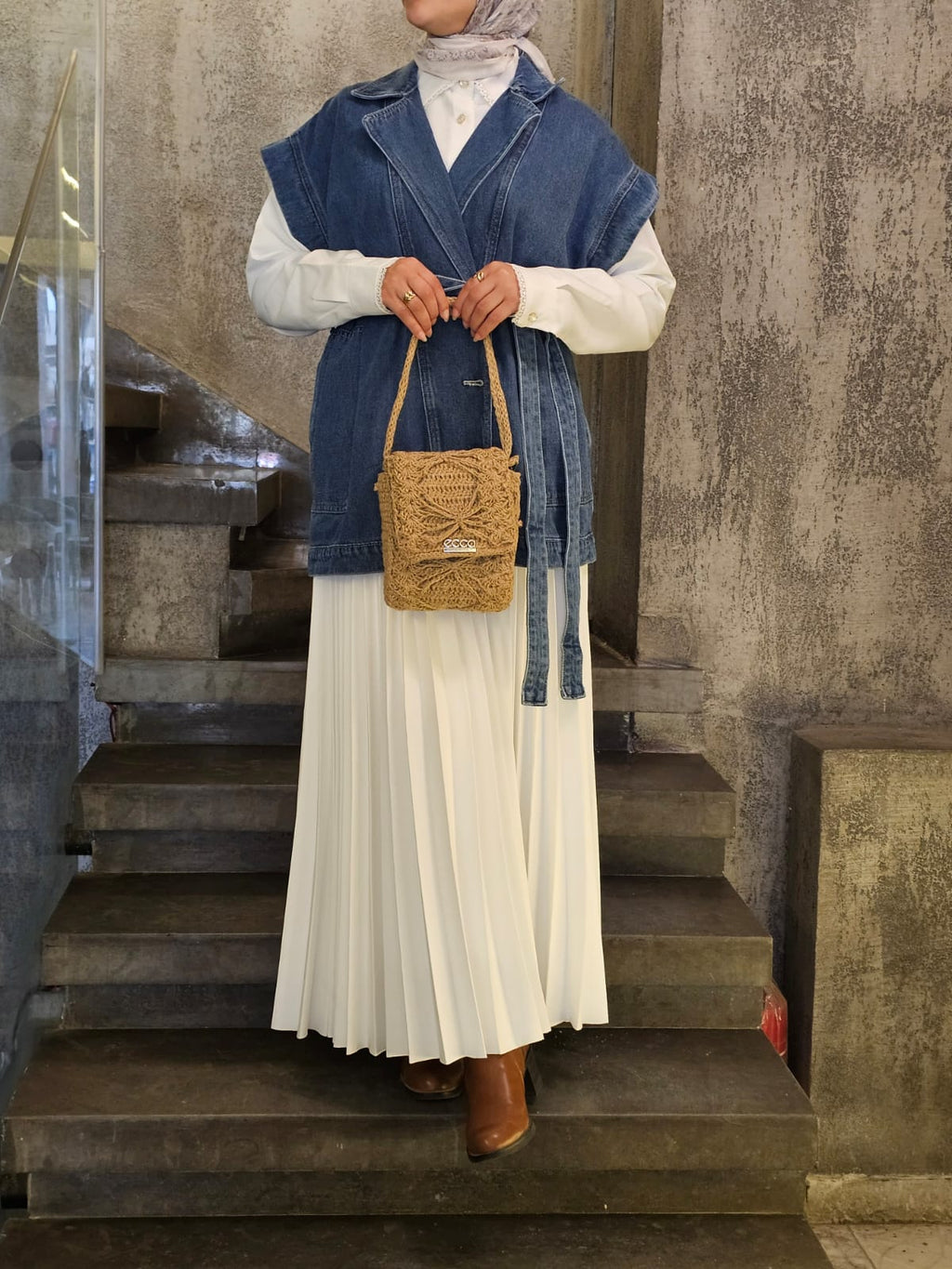 جاكت جينز كت - Dalia Fashion