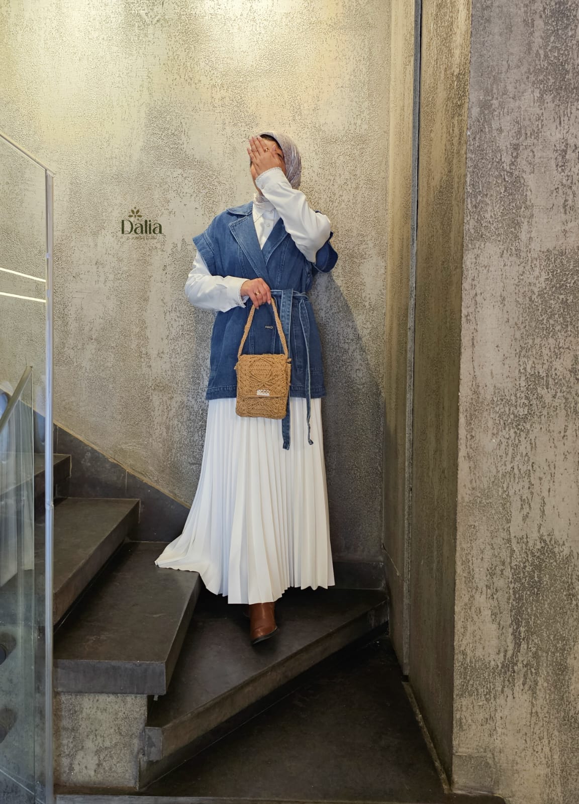 جاكت جينز كت - Dalia Fashion