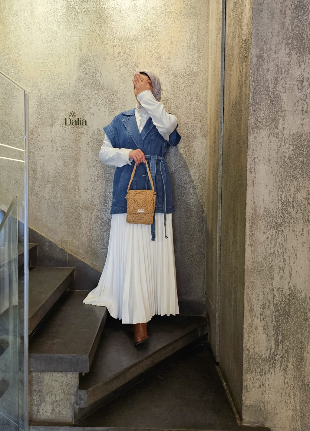 جاكت جينز كت - Dalia Fashion