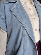 جاكت جينز كت - Dalia Fashion