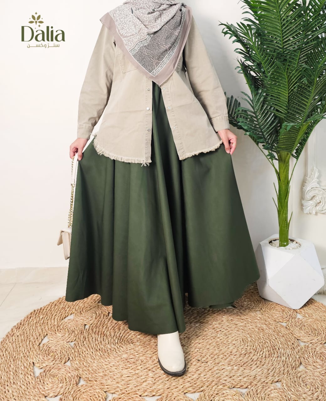 جاكت جينز شراشيب - Dalia Fashion