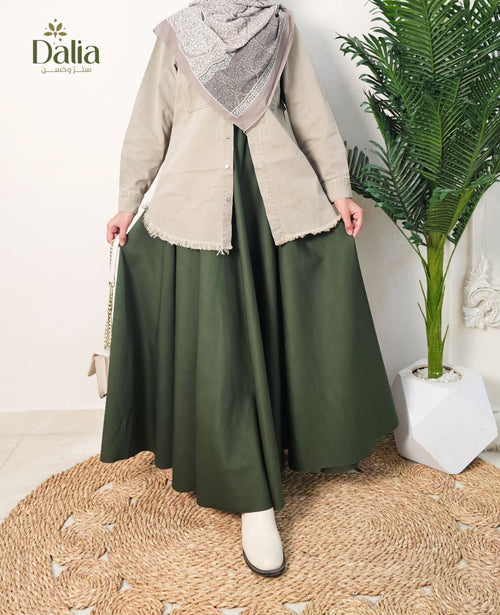 جاكت جينز شراشيب - Dalia Fashion