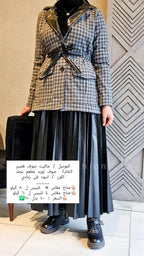 جاكت صوف في جلد - Dalia Fashion