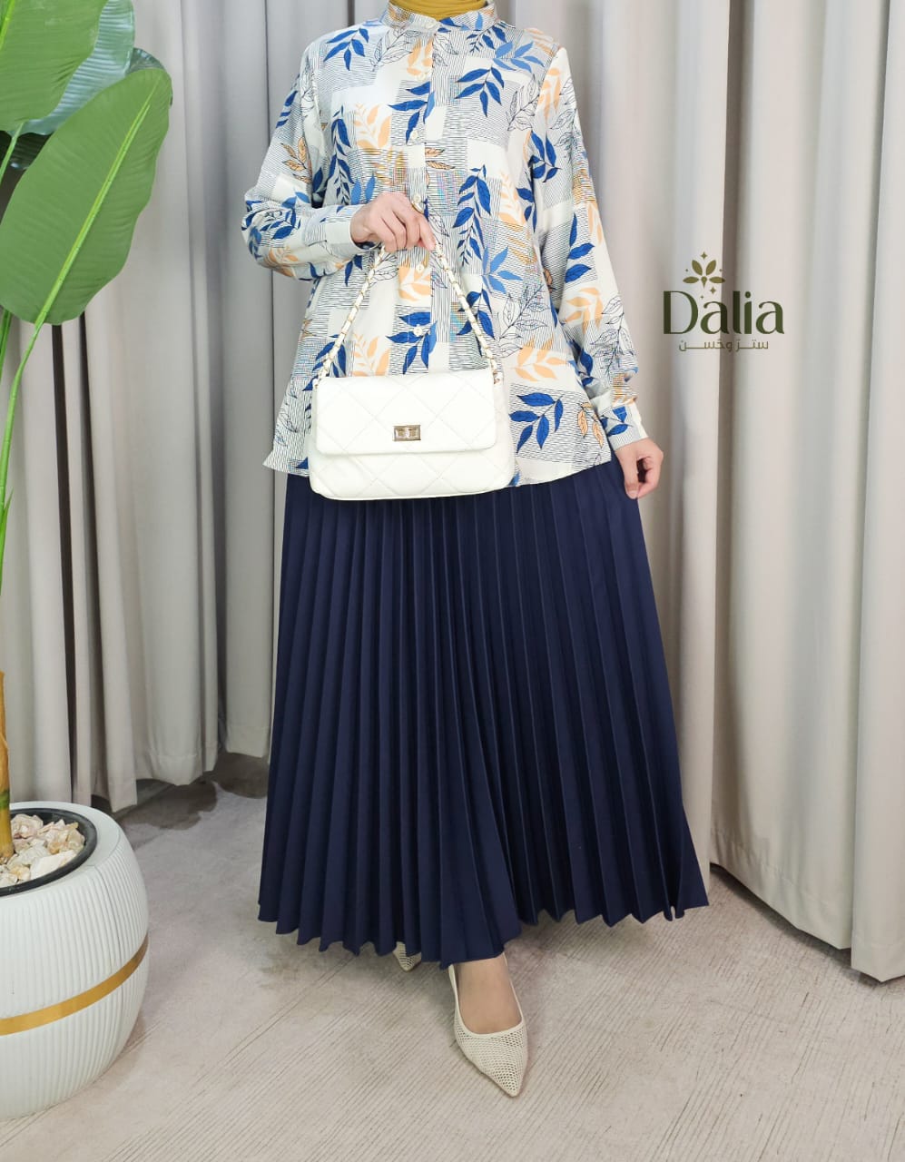 كاب شيميز "مزهرة" - Dalia Fashion
