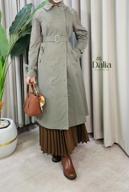 ترانش كوت جبردين - Dalia Fashion