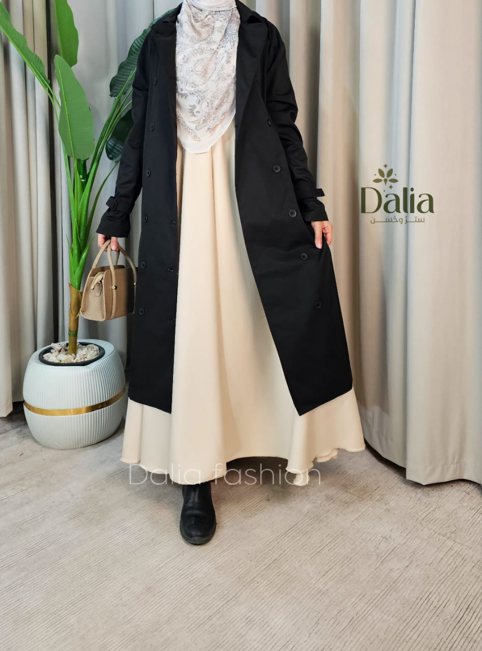 ترانش كوت جبردين - Dalia Fashion