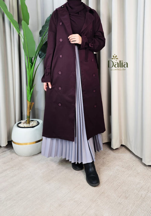 ترانش كوت جبردين - Dalia Fashion