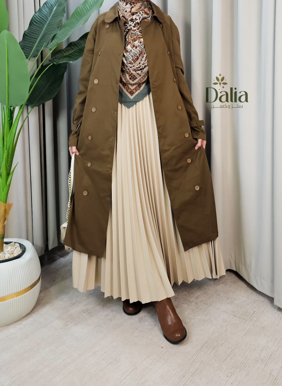 ترانش كوت جبردين - Dalia Fashion