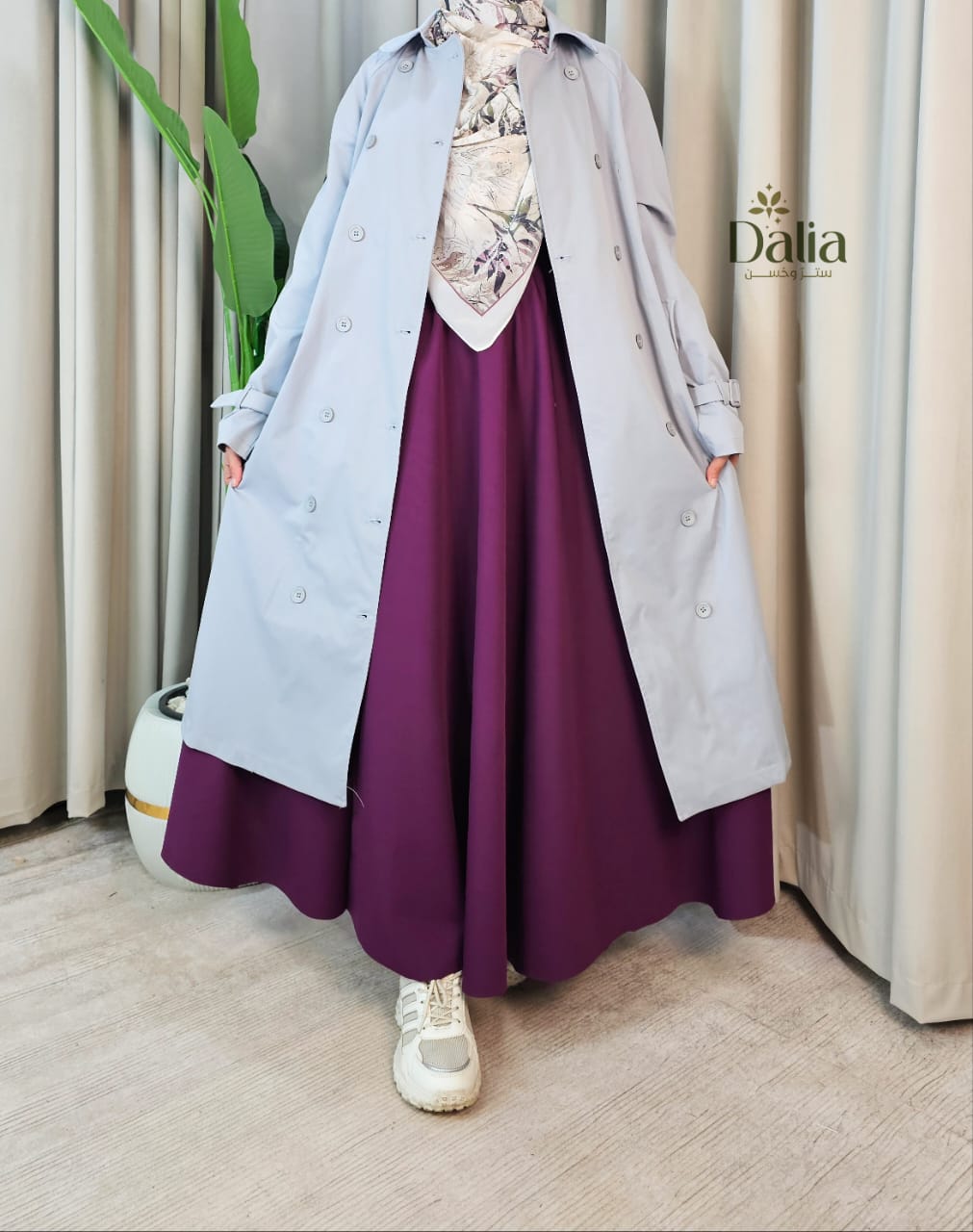 ترانش كوت جبردين - Dalia Fashion