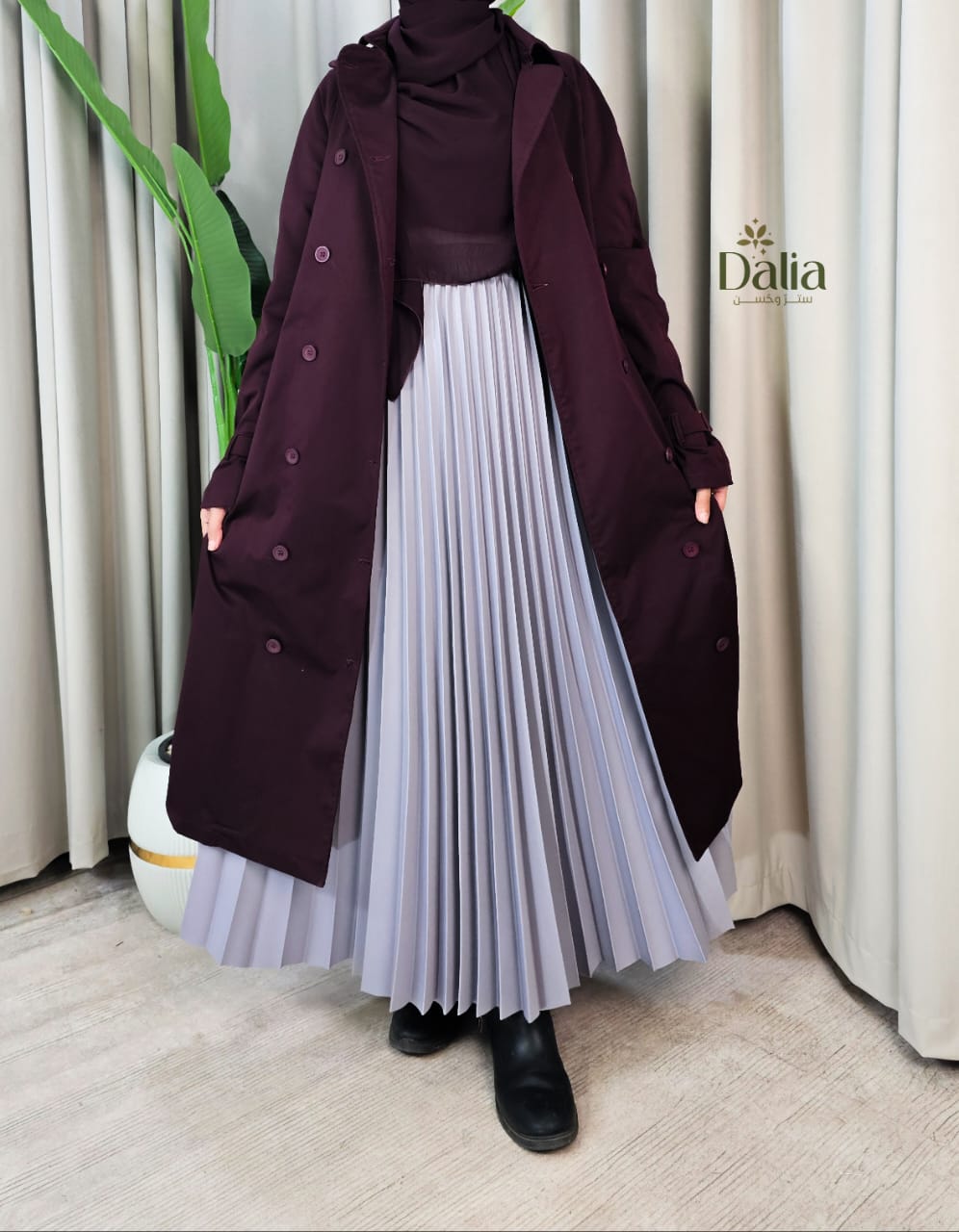 ترانش كوت جبردين - Dalia Fashion