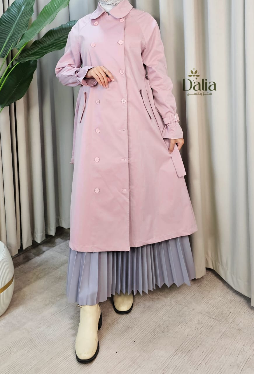ترانش كوت جبردين - Dalia Fashion